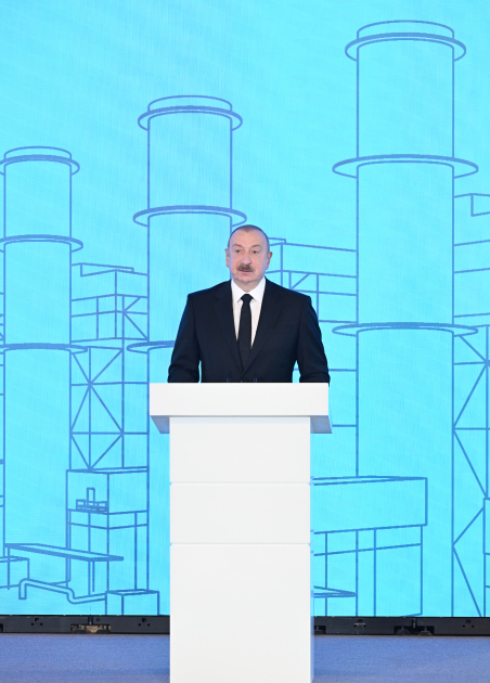 Prezident İlham Əliyev Mingəçevirdə “8 Noyabr” Elektrik Stansiyasının açılış mərasimində iştirak edib (YENİLƏNİB-3) (FOTO/VİDEO)