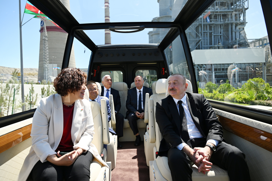 Prezident İlham Əliyev Mingəçevirdə “8 Noyabr” Elektrik Stansiyasının açılış mərasimində iştirak edib (YENİLƏNİB-4) (FOTO/VİDEO)