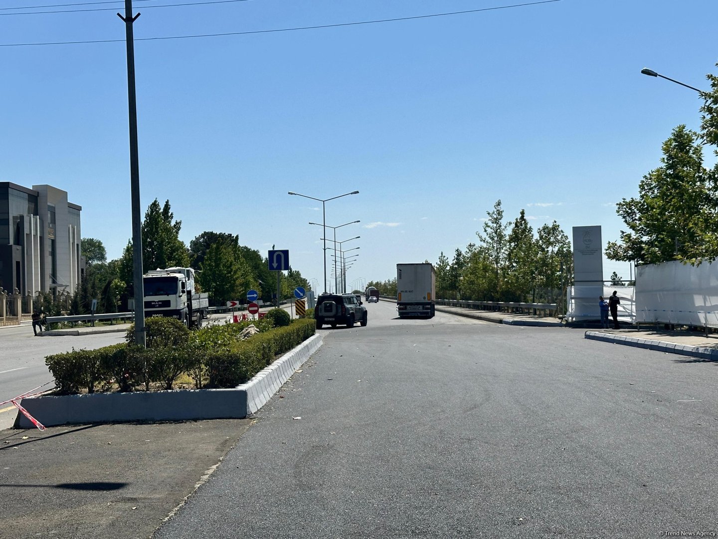 Bakı-Ələt-Qazax-Gürcüstan ilə dövlət sərhədi magistral avtomobil yolunda görülən işlər açıqlandı (FOTO)