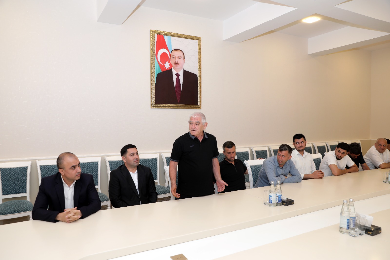 "Şimal" futbol klubunun üzvləri ilə görüş keçirilib (FOTO)