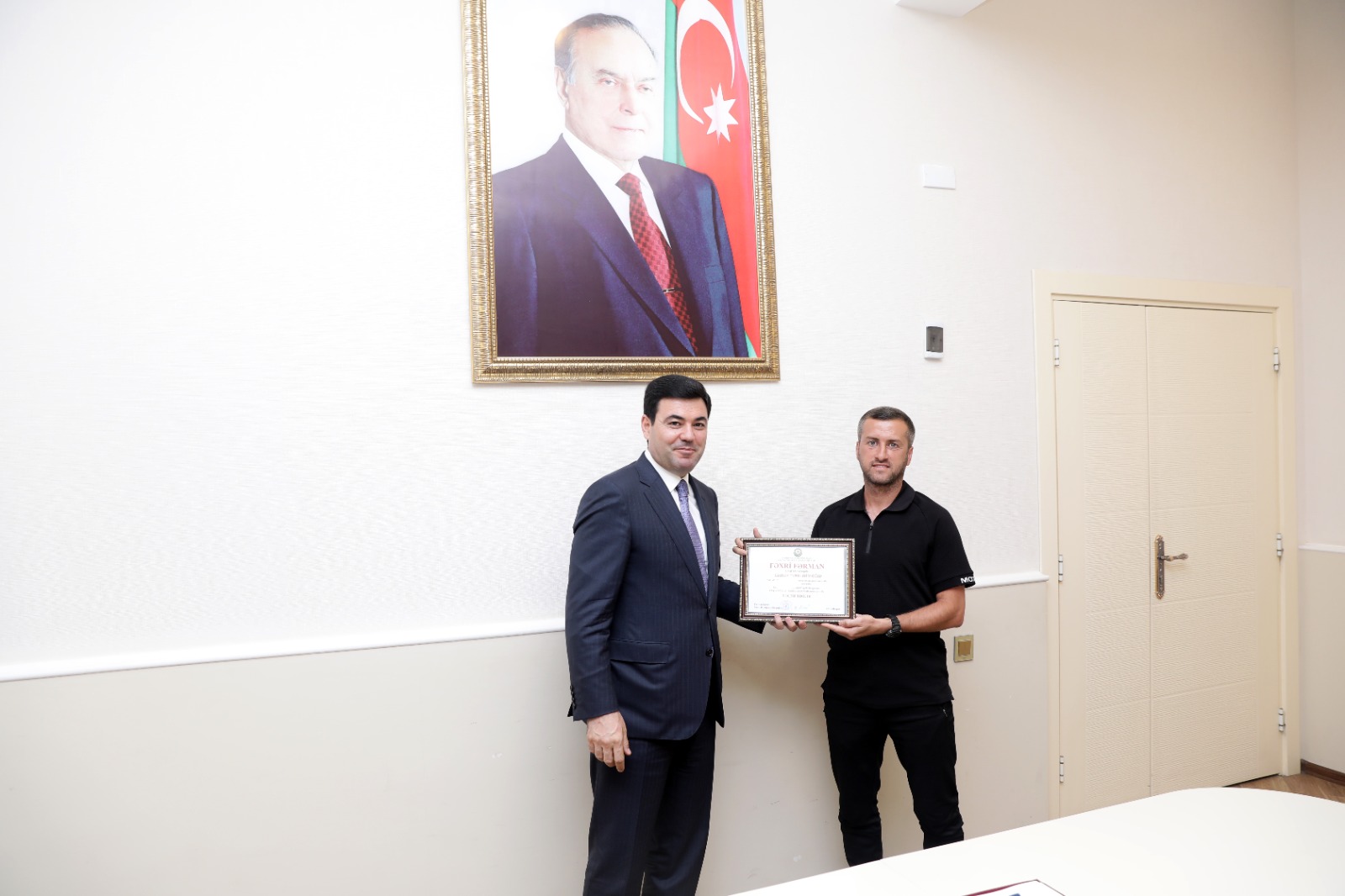 "Şimal" futbol klubunun üzvləri ilə görüş keçirilib (FOTO)