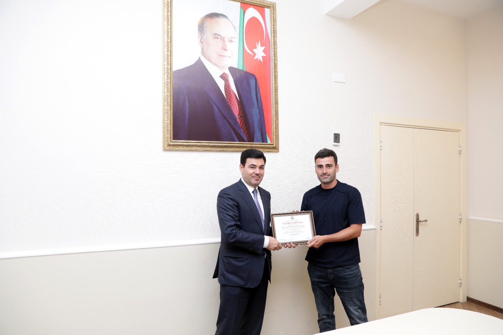 "Şimal" futbol klubunun üzvləri ilə görüş keçirilib (FOTO)