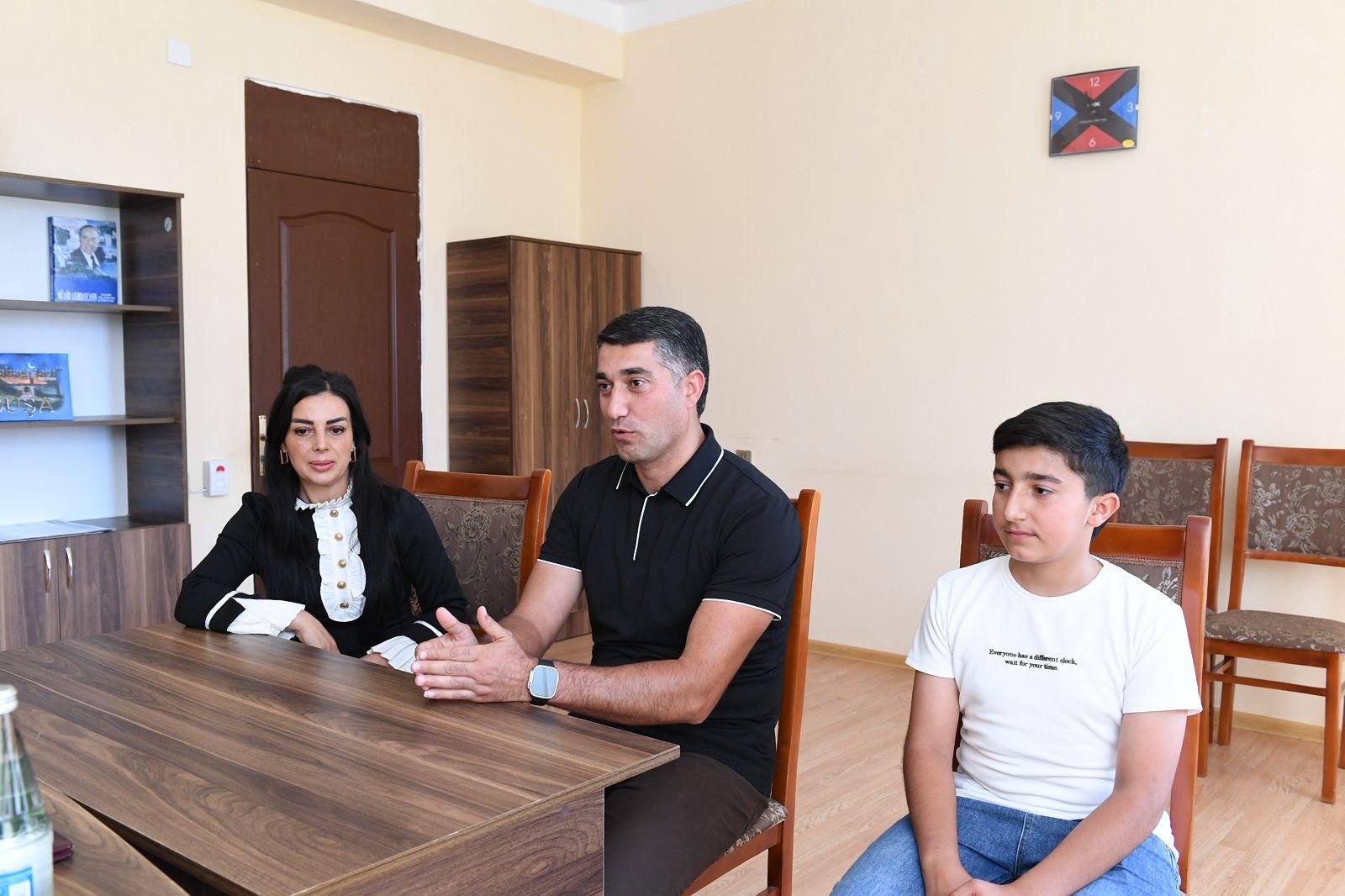Şirvanda keçmiş məcburi köçkünlərin müraciətləri dinlənilib (FOTO)
