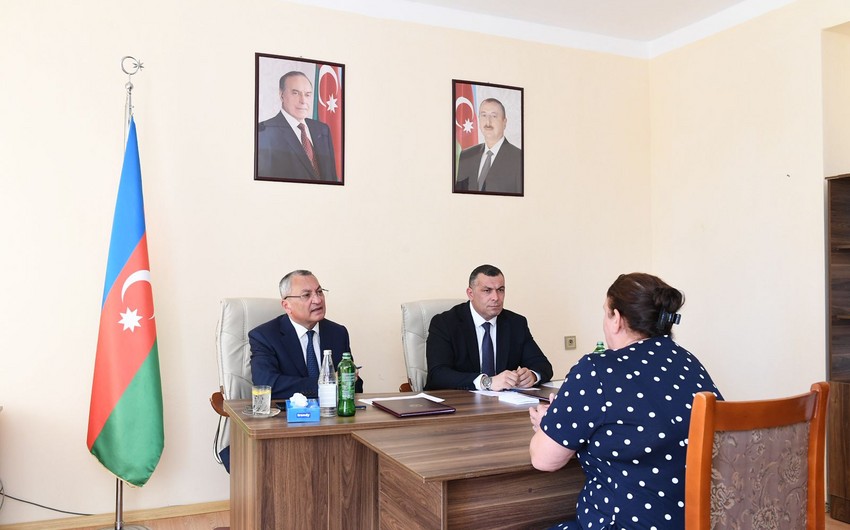 Şirvanda keçmiş məcburi köçkünlərin müraciətləri dinlənilib (FOTO)