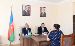 Şirvanda keçmiş məcburi köçkünlərin müraciətləri dinlənilib (FOTO)