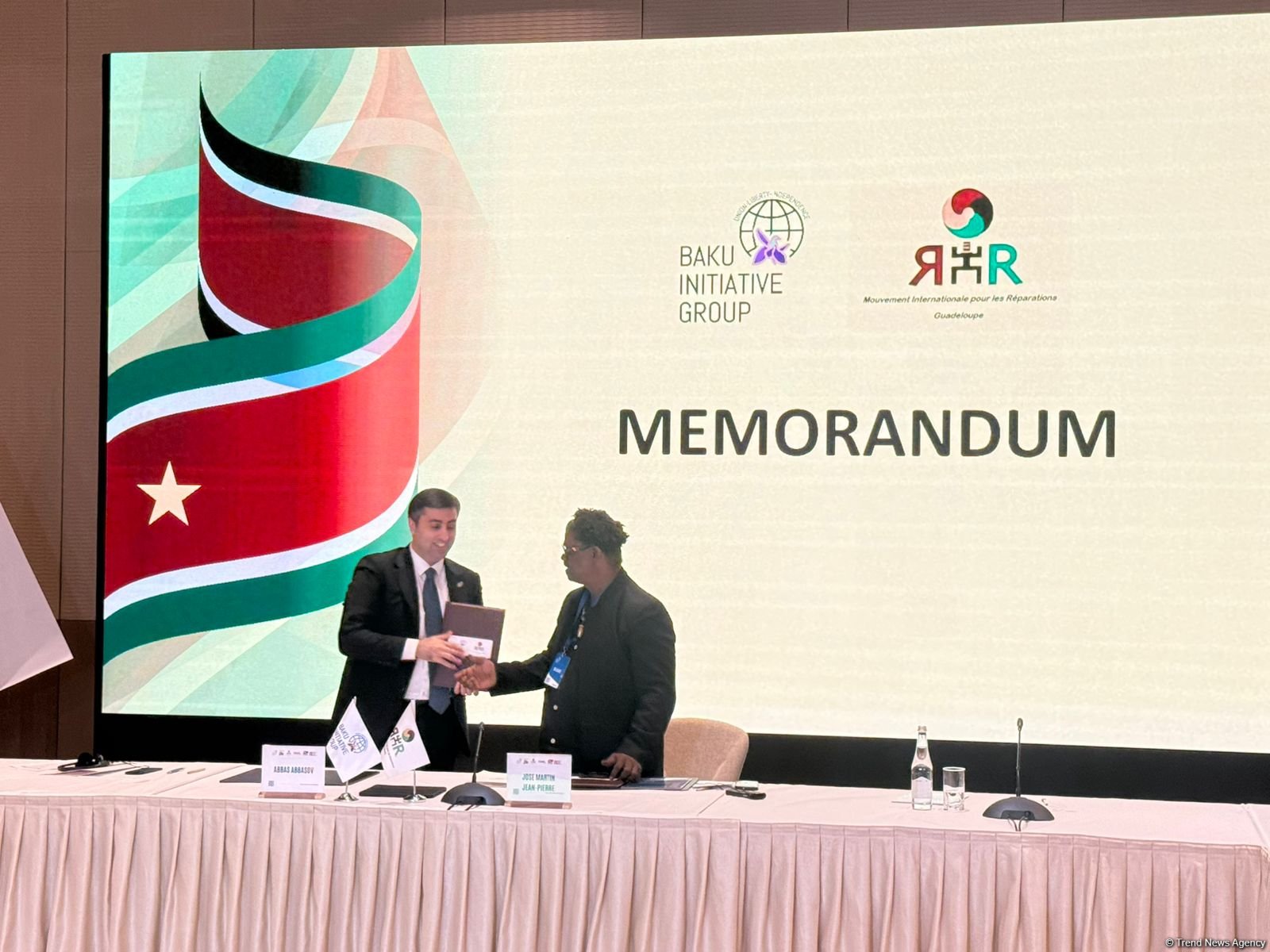 BTQ və MIR arasında əməkdaşlığa dair Memorandum imzalanıb (YENİLƏNİB) (FOTO)