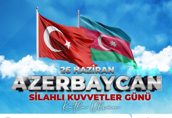 Türkiyə MN Azərbaycan Silahlı Qüvvələr Günü ilə bağlı paylaşım edib
