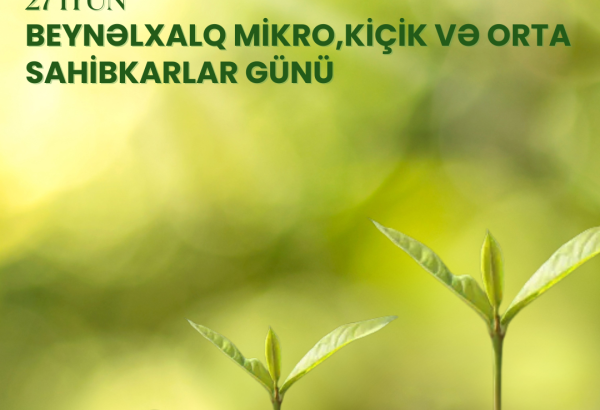 Bu gün Beynəlxalq Mikro, Kiçik və Orta Sahibkarlar Günüdür