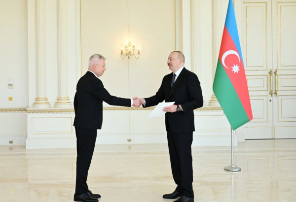 Prezident İlham Əliyev Polşanın ölkəmizdə yeni təyin olunmuş səfirinin etimadnaməsini qəbul edib (FOTO/VİDEO)
