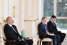 Prezident İlham Əliyev Sudanın ölkəmizdə yeni təyin olunmuş səfirinin etimadnaməsini qəbul edib (FOTO/VİDEO)