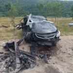 Qusar-Şahdağ yolunda iki avtomobil toqquşdu - Yaralılar var (FOTO)
