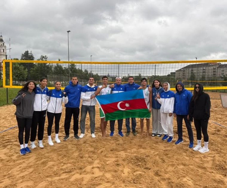 Azərbaycanın çimərlik voleybolçuları Ermənistan və Gürcüstanı məğlub edib