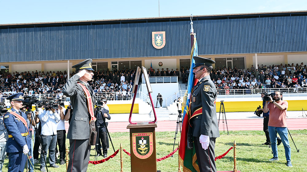 Heydər Əliyev adına Hərbi İnstitutun buraxılış mərasimi keçirilib (FOTO/VİDEO)