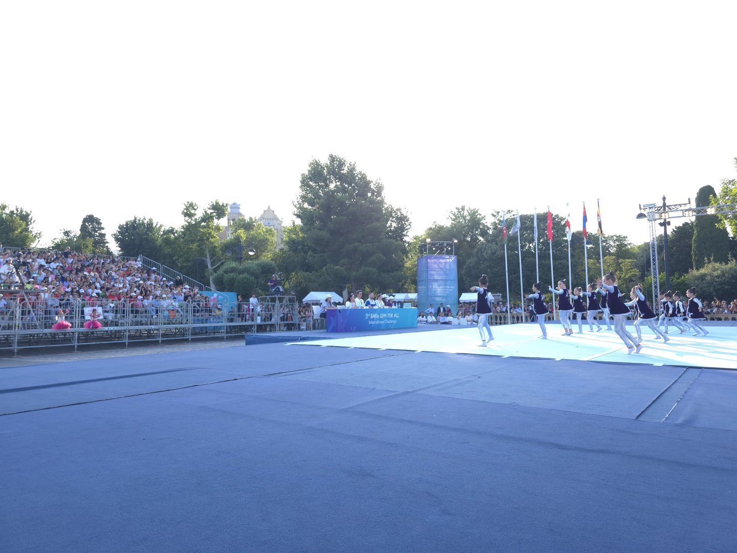 Bakıda “Gimnastika hamı üçün” növü üzrə beynəlxalq turnirin açılış mərasimi olub (FOTO)