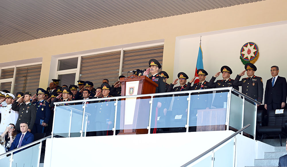 Heydər Əliyev adına Hərbi İnstitutun buraxılış mərasimi keçirilib (FOTO/VİDEO)