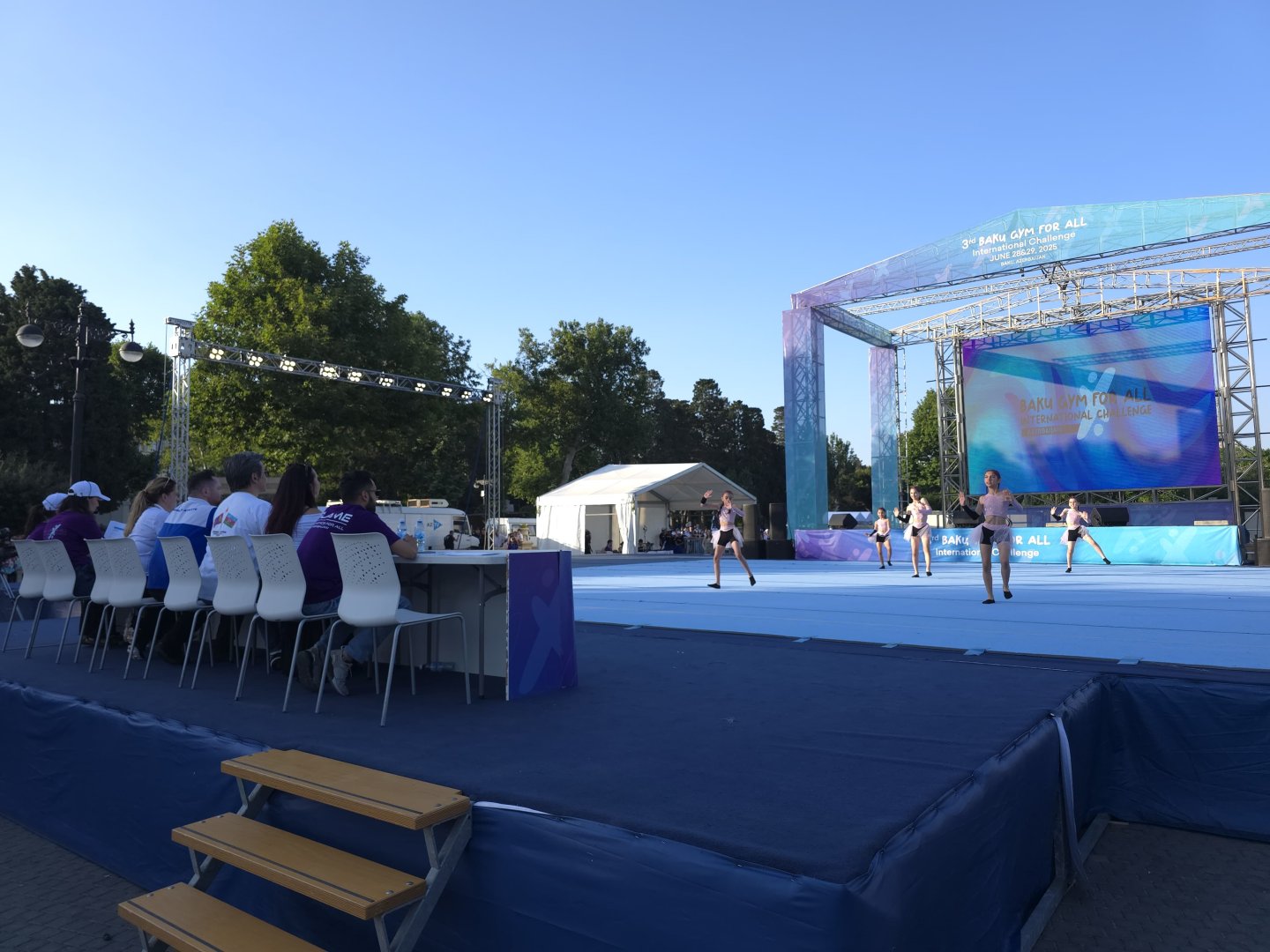 Bakıda “Gimnastika hamı üçün” növü üzrə beynəlxalq turnirin açılış mərasimi olub (FOTO)
