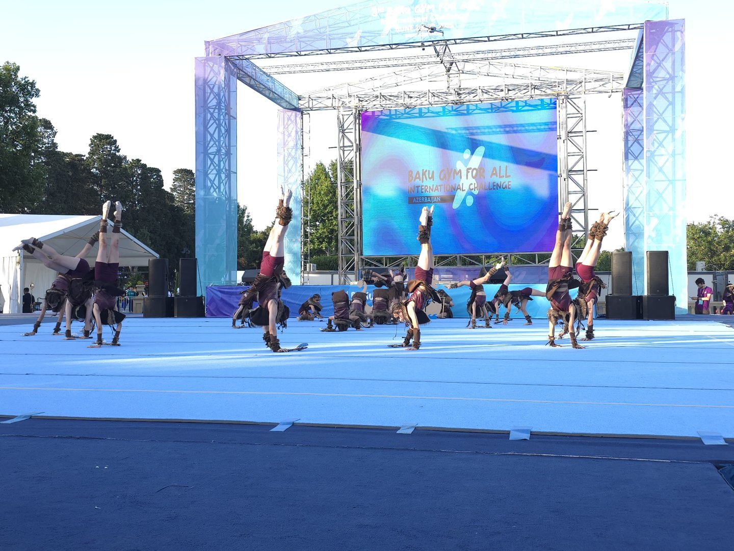 Bakıda “Gimnastika hamı üçün” növü üzrə beynəlxalq turnirin açılış mərasimi olub (FOTO)