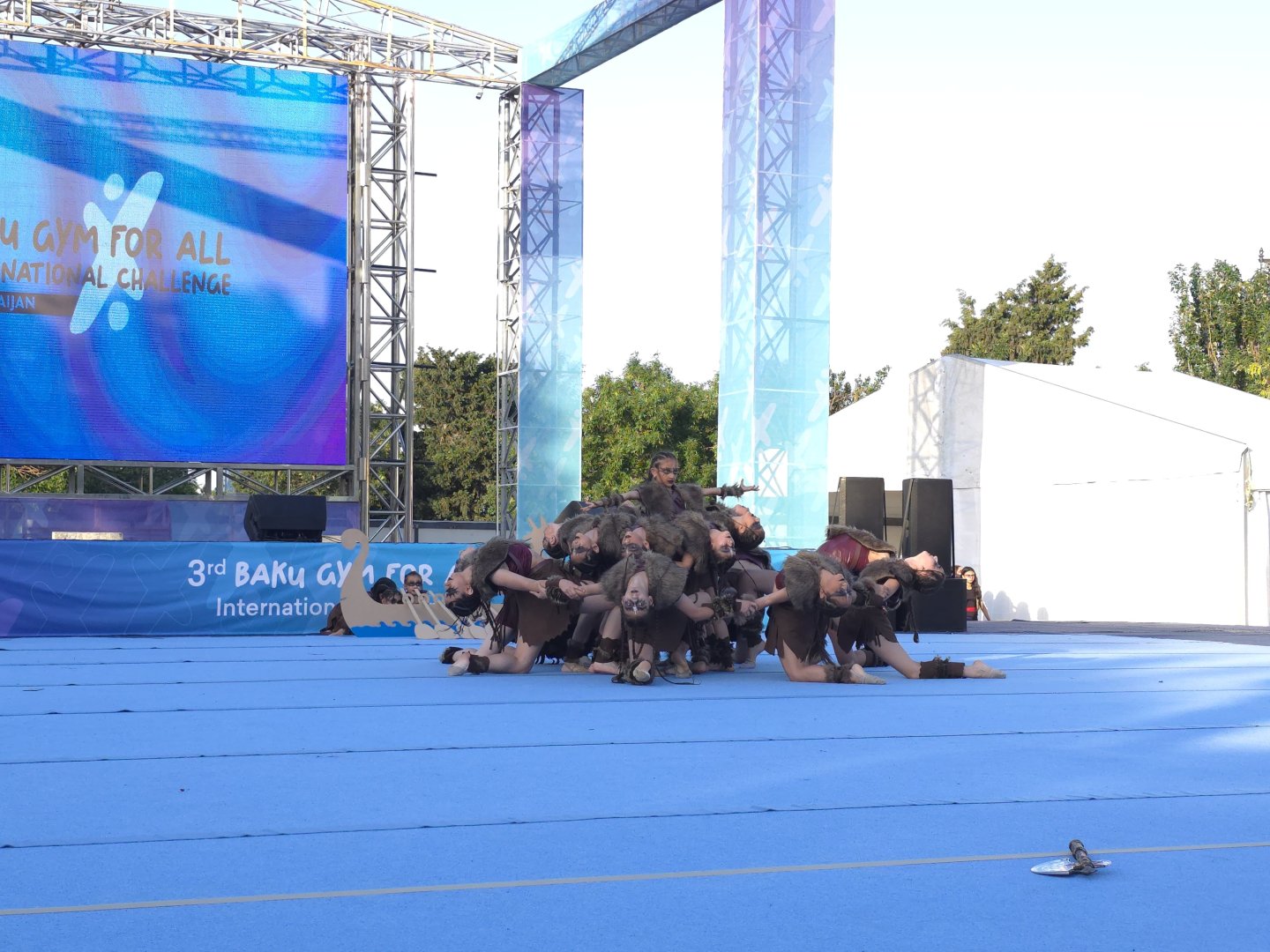 Bakıda “Gimnastika hamı üçün” növü üzrə beynəlxalq turnirin açılış mərasimi olub (FOTO)