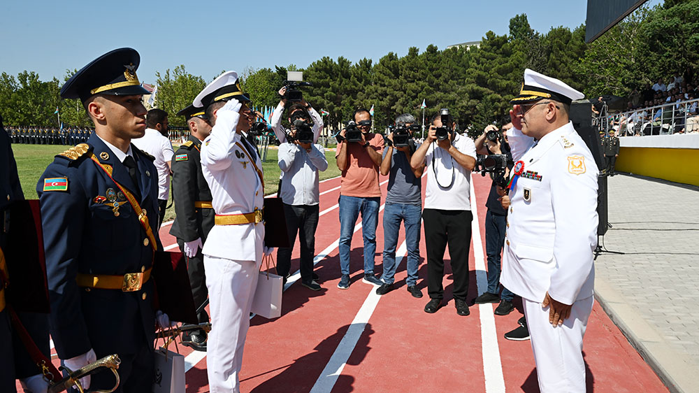 Heydər Əliyev adına Hərbi İnstitutun buraxılış mərasimi keçirilib (FOTO/VİDEO)