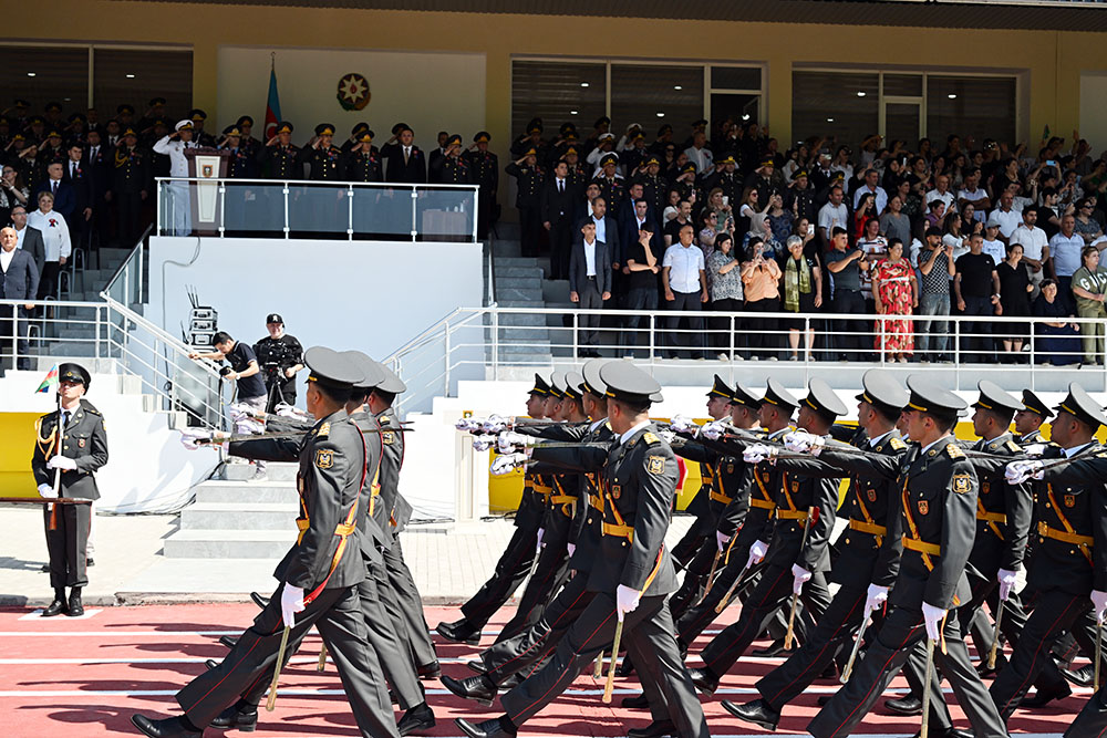 Heydər Əliyev adına Hərbi İnstitutun buraxılış mərasimi keçirilib (FOTO/VİDEO)