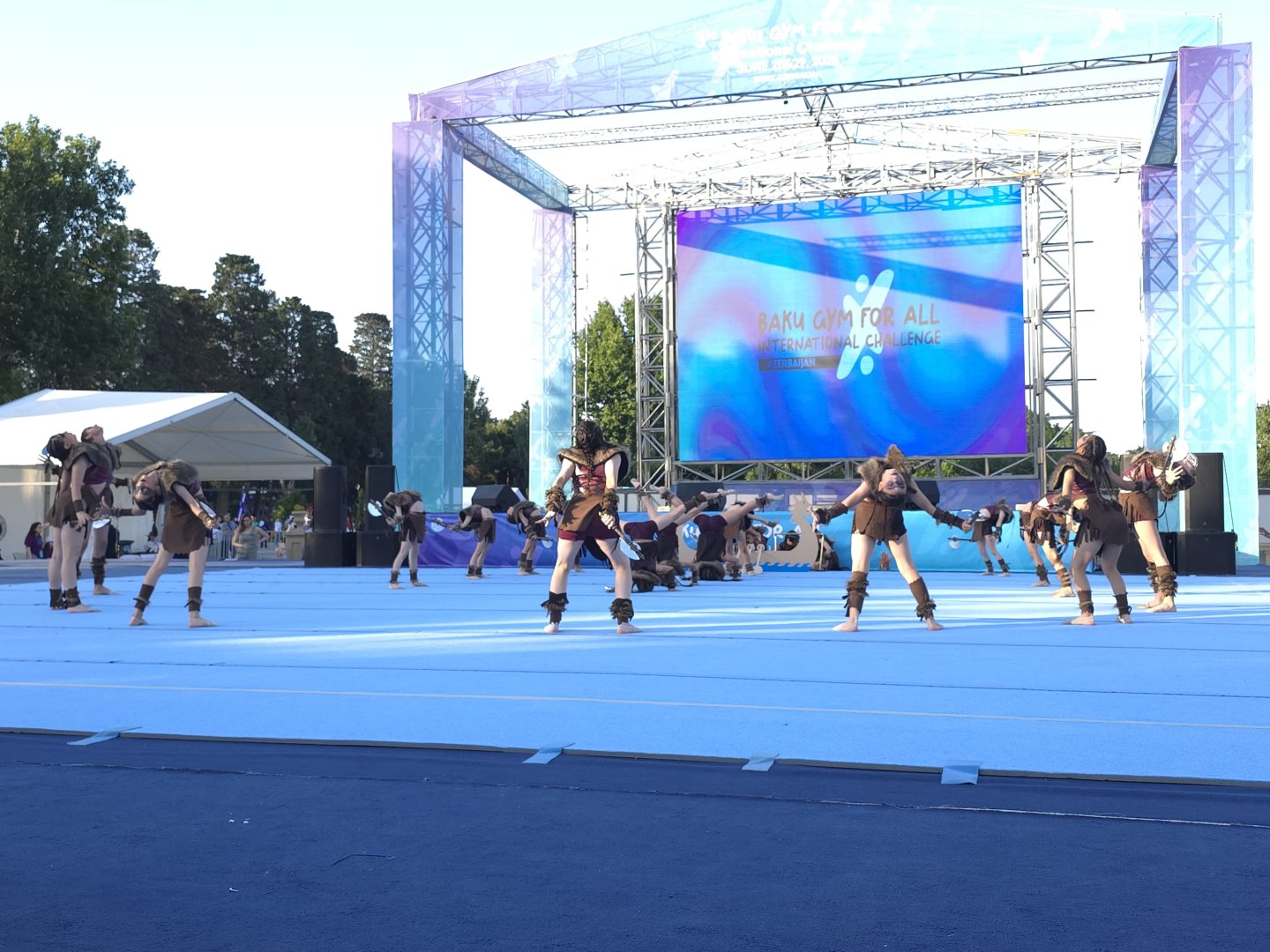 Bakıda “Gimnastika hamı üçün” növü üzrə beynəlxalq turnirin açılış mərasimi olub (FOTO)