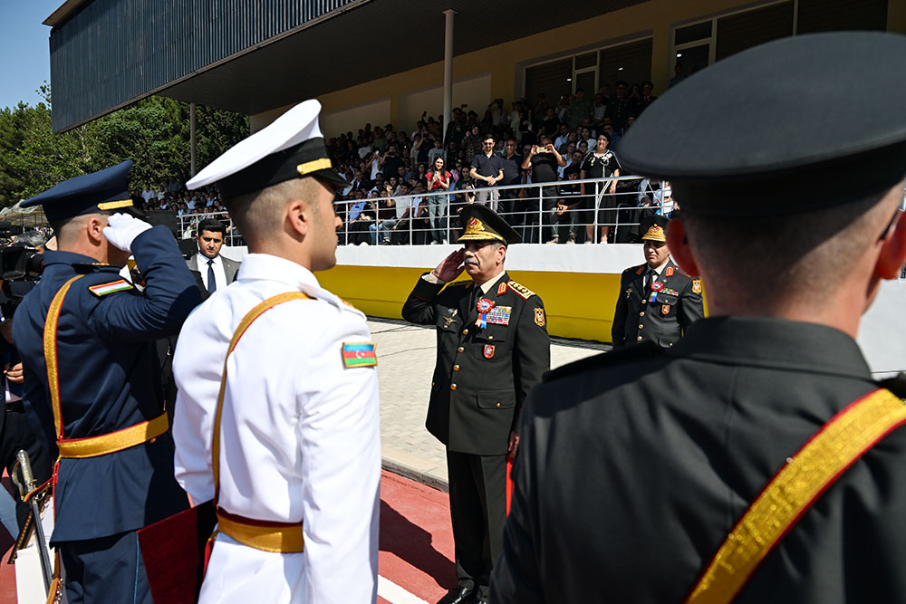 Heydər Əliyev adına Hərbi İnstitutun buraxılış mərasimi keçirilib (FOTO/VİDEO)