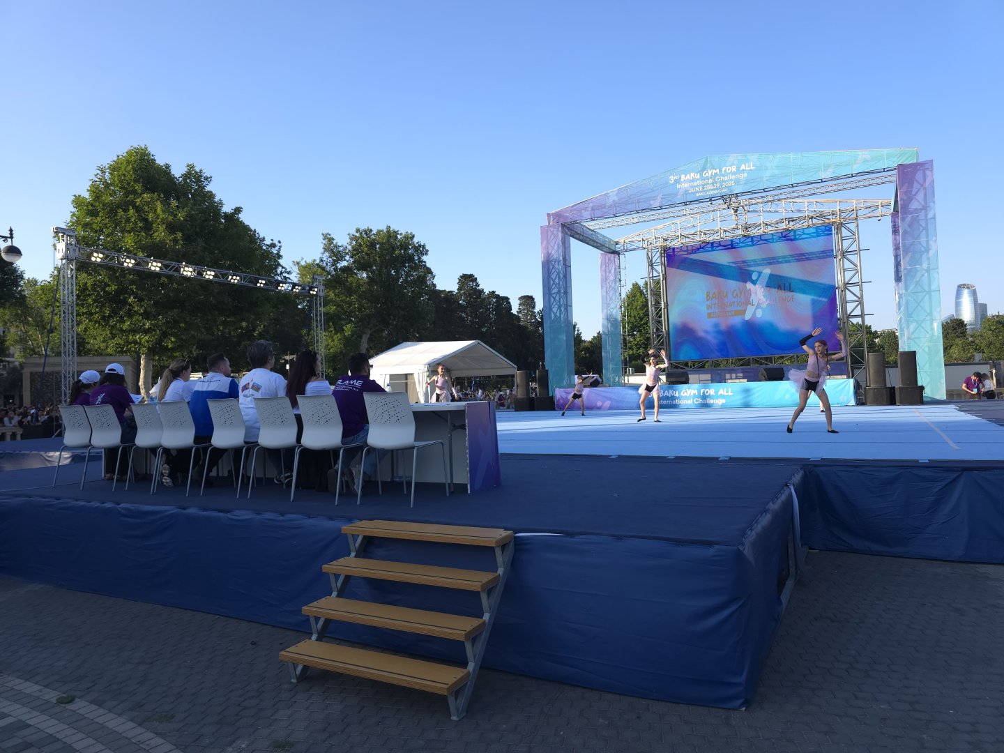 Bakıda “Gimnastika hamı üçün” növü üzrə beynəlxalq turnirin açılış mərasimi olub (FOTO)