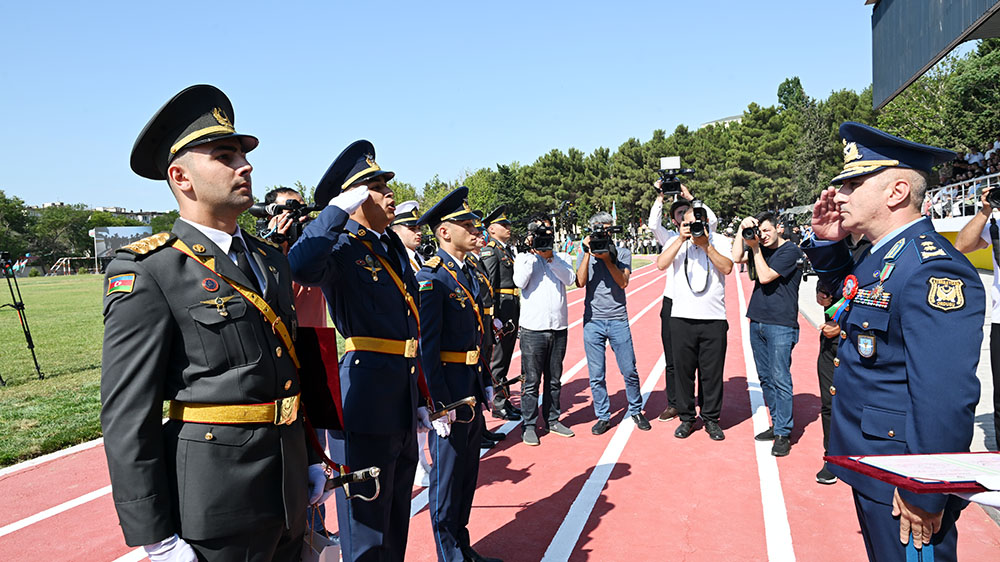 Heydər Əliyev adına Hərbi İnstitutun buraxılış mərasimi keçirilib (FOTO/VİDEO)