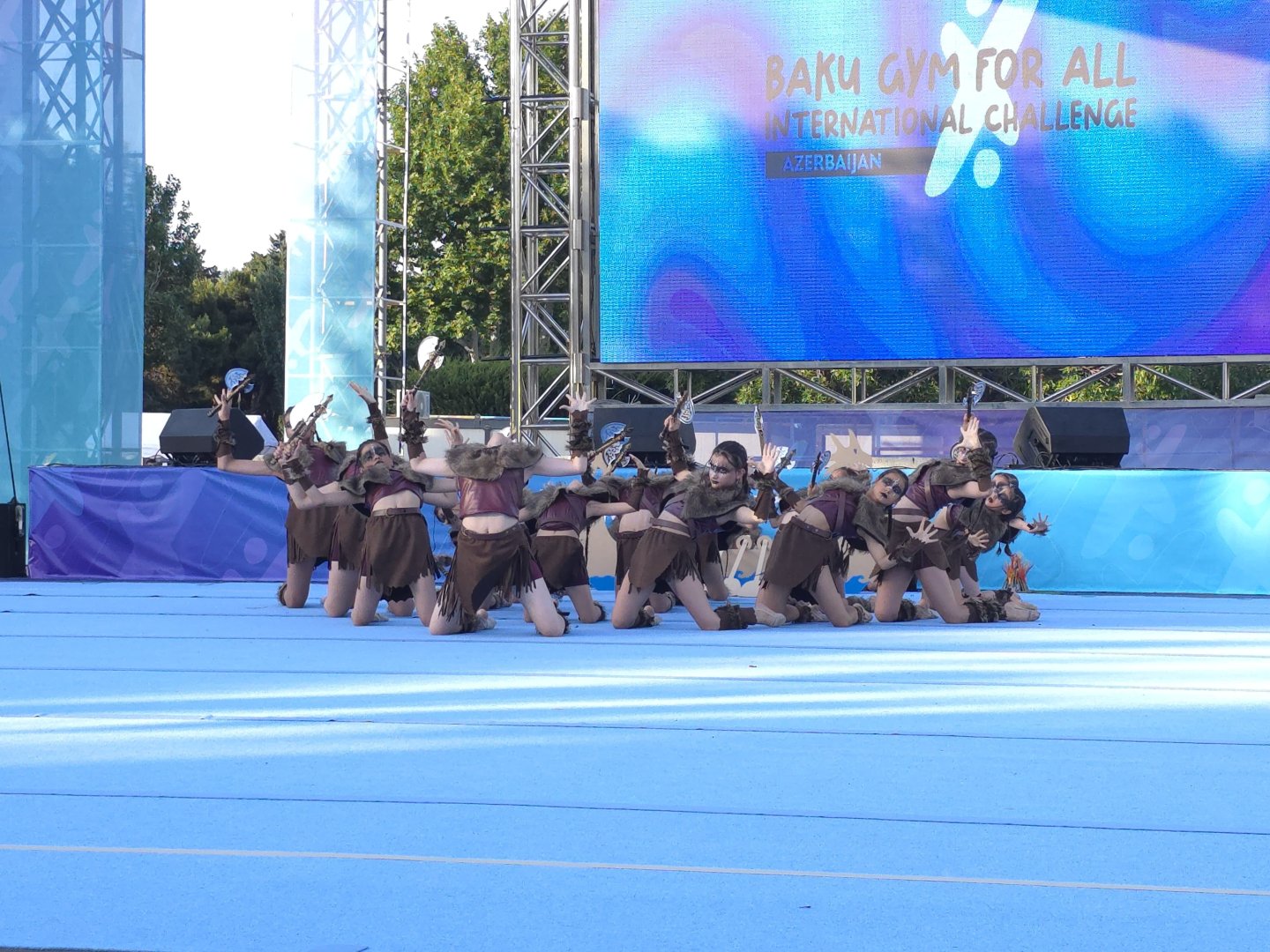 Bakıda “Gimnastika hamı üçün” növü üzrə beynəlxalq turnirin açılış mərasimi olub (FOTO)