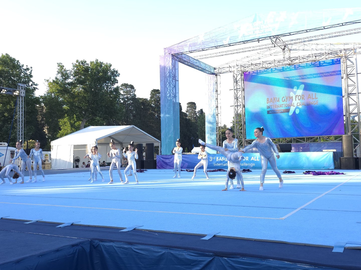 Bakıda “Gimnastika hamı üçün” növü üzrə beynəlxalq turnirin açılış mərasimi olub (FOTO)