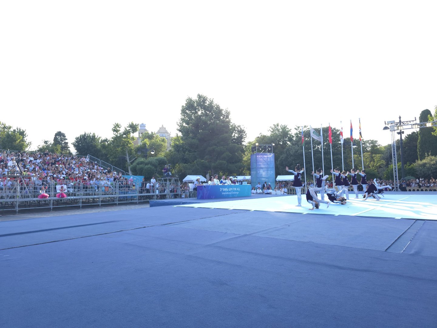 Bakıda “Gimnastika hamı üçün” növü üzrə beynəlxalq turnirin açılış mərasimi olub (FOTO)