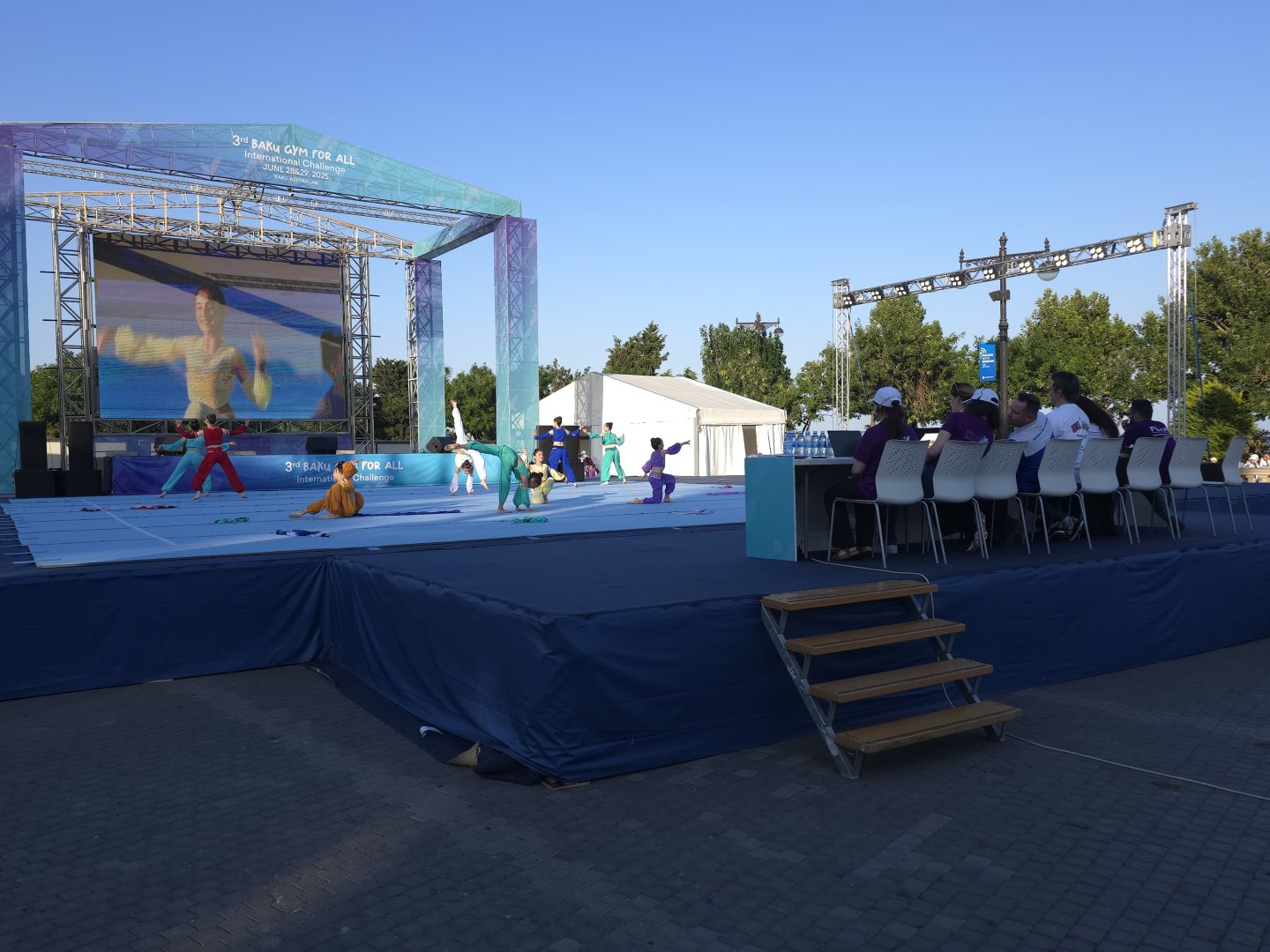 Bakıda “Gimnastika hamı üçün” növü üzrə beynəlxalq turnirin açılış mərasimi olub (FOTO)