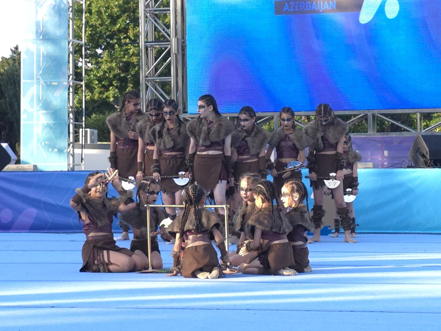 Bakıda “Gimnastika hamı üçün” növü üzrə beynəlxalq turnirin açılış mərasimi olub (FOTO)