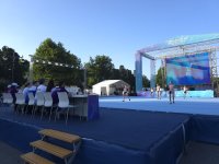 Bakıda “Gimnastika hamı üçün” növü üzrə beynəlxalq turnirin açılış mərasimi olub (FOTO)
