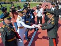 Heydər Əliyev adına Hərbi İnstitutun buraxılış mərasimi keçirilib (FOTO/VİDEO)