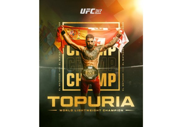 İliya Topuriya yüngül çəkidə UFC çempionu oldu