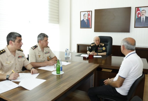 Kəmaləddin Heydərov Şamaxı şəhərində vətəndaşları qəbul edib (FOTO)