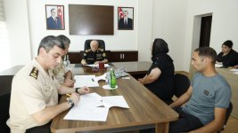 Kəmaləddin Heydərov Şamaxı şəhərində vətəndaşları qəbul edib (FOTO)