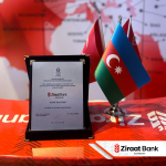 Ziraat Bank Azərbaycan “FINTEX SUMMIT BAKU 2025- Maliyyə və Texnologiyalar Sərgisi”ndə təltif olundu (FOTO)