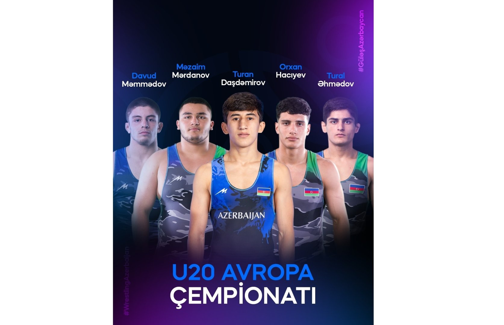 Azərbaycanın üç güləşçisi Avropa çempionatında gümüş medal qazanıb