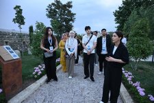 İƏT Gənclər Forumunun nümayəndə heyəti Ağdam şəhərinə səfər edib (FOTO)
