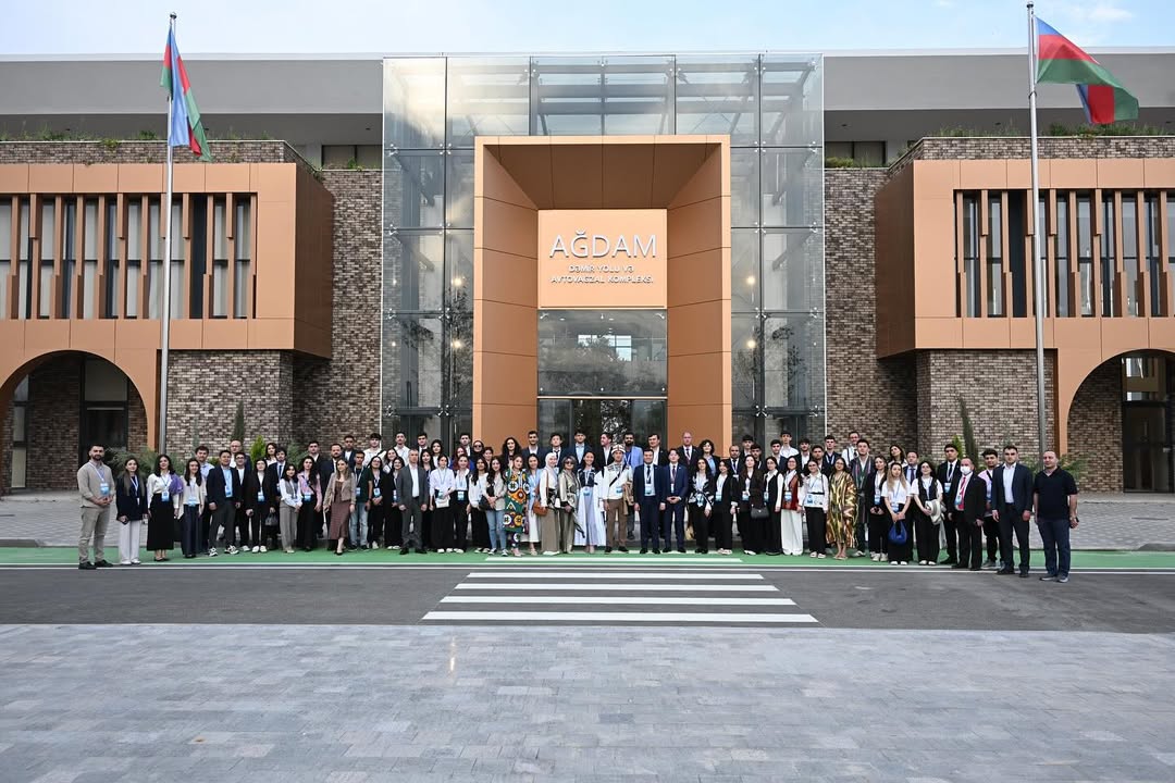 İƏT Gənclər Forumunun nümayəndə heyəti Ağdam şəhərinə səfər edib (FOTO)