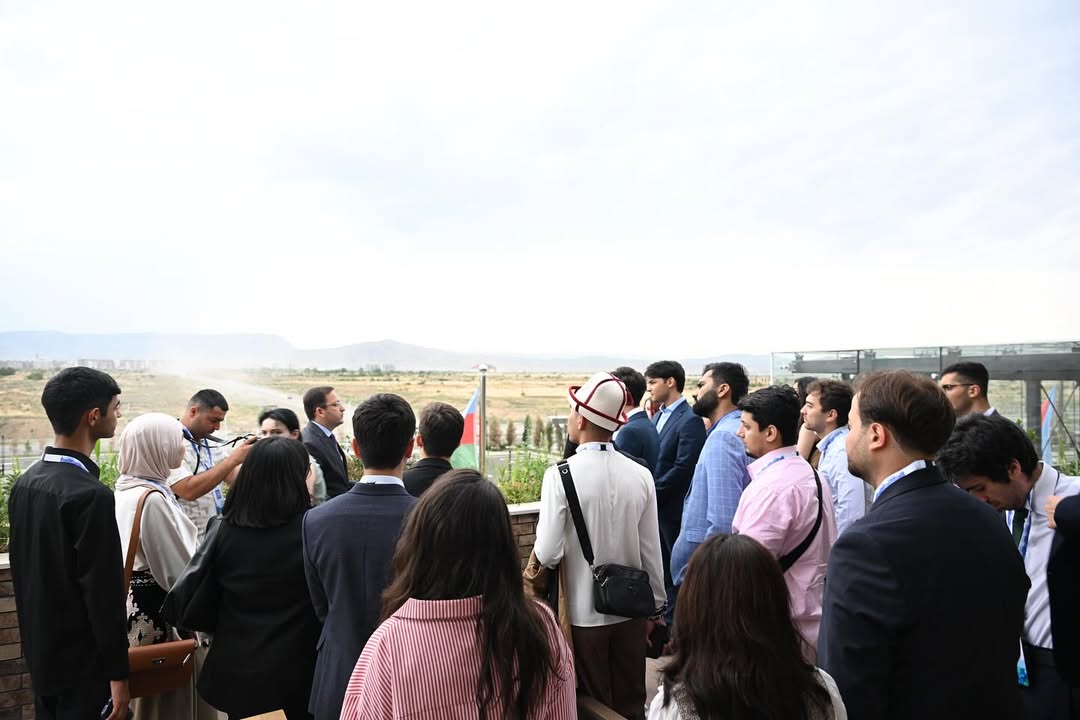 İƏT Gənclər Forumunun nümayəndə heyəti Ağdam şəhərinə səfər edib (FOTO)