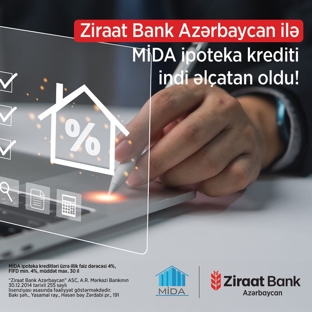 MİDA və Ziraat Bank Azərbaycan arasında əməkdaşlıq başladı (FOTO)
