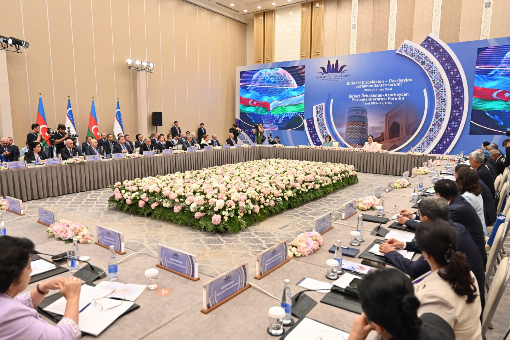 Birinci Özbəkistan-Azərbaycan parlamentlərarası forumunun açılış mərasimi keçirilib (FOTO)