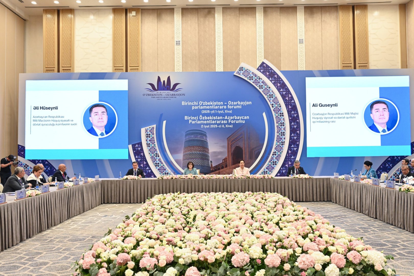 Birinci Özbəkistan-Azərbaycan parlamentlərarası forumunun açılış mərasimi keçirilib (FOTO)