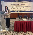 Gürcüstanda azərbaycandilli məktəblərin müəllimlərinin ikinci qurultayı keçirilib (FOTO)