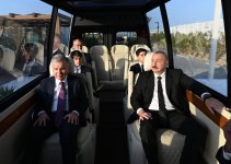 Prezident İlham Əliyev və Prezident Şavkat Mirziyoyev “Sea Breeze” istirahət mərkəzində olublar (FOTO)