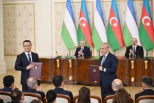 Azərbaycan və Özbəkistan arasında imzalanmış sənədlər mübadilə edilib (FOTO/VİDEO) (YENİLƏNİB)