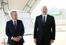 Prezident İlham Əliyev və Prezident Şavkat Mirziyoyev Bakıda “Özbəkistan” parkının təməlini qoyublar (FOTO/VİDEO)